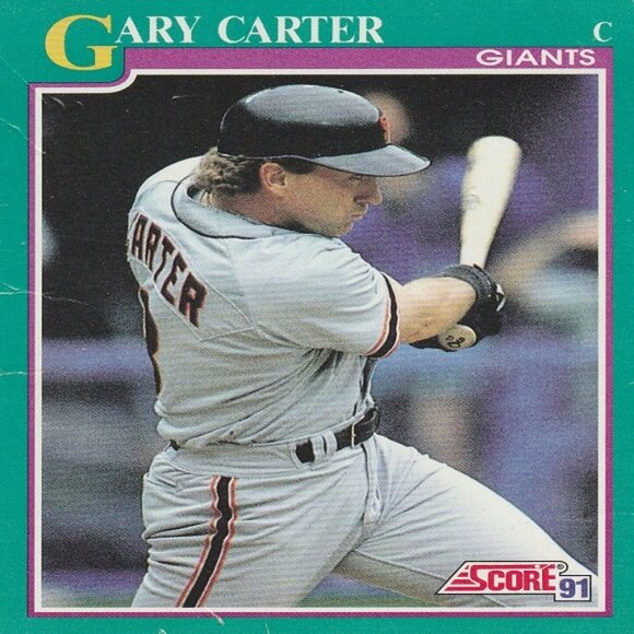 Gary Carter MLB Card Collection - 4 MLB Cards - Mets/Giants - Picture 5 of 5